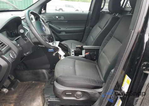 2018 Ford Explorer Police Interceptor from USA, damaged, VIN 1FM5K8ARXJGC76766